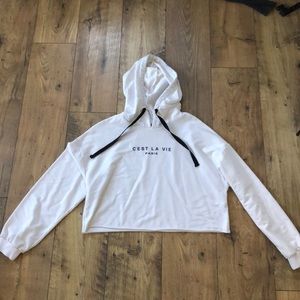 Shein Cropped Sweatshirt